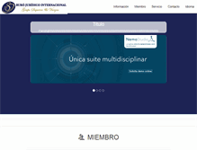 Tablet Screenshot of bjinternacional.com